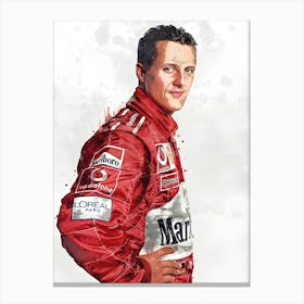 Michael Schumacher Canvas Print