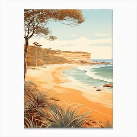 Avoca Beach Australia Golden Tones 2 Canvas Print