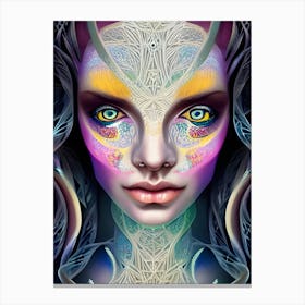 Harmonic Equilibrium 06 Digital Ai Art Canvas Print