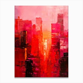 Abstract Cityscape 12 Canvas Print