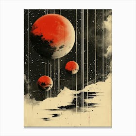 Red Planets Canvas Print