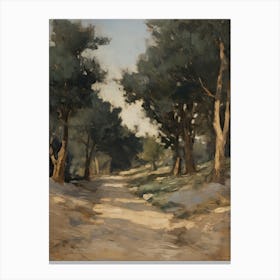 European Forest Vintage Canvas Print