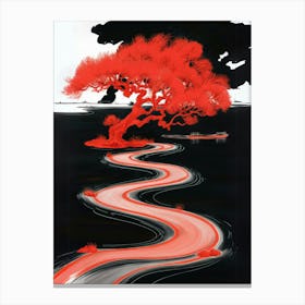 Red Tree Canvas Print