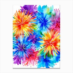 Watercolor Flowers 56 Canvas Print