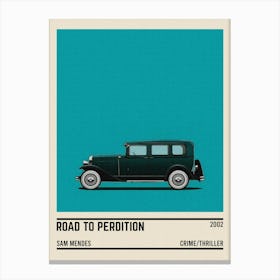 Road To Perdition Car Canvas Print