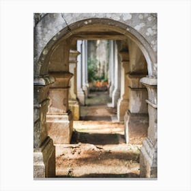 Arched Passageway Canvas Print