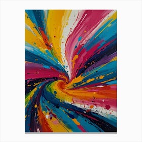 Colorful Swirl 1 Canvas Print