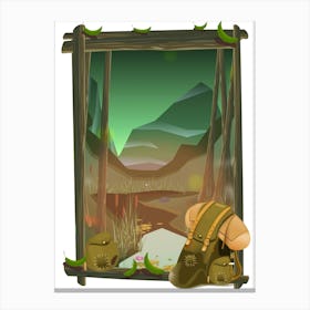 Jungle Landscape Canvas Print