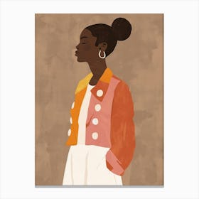 Afro-American Woman 64 Canvas Print