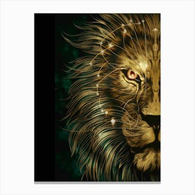 Lion Artwork Canvas Print