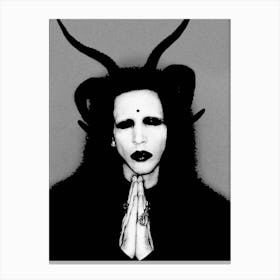 Marilyn Manson 4 Canvas Print