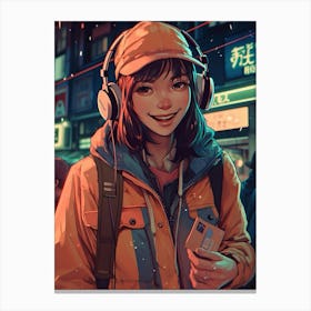 Lofi Girls 1 Canvas Print