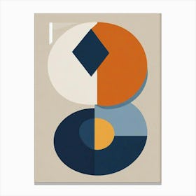 Modern Geometric Shapes Art Print (8) Canvas Print