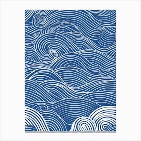 Sea Wave Pattern 1 Canvas Print