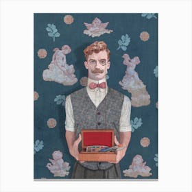 Vintage Painter Canvas Print