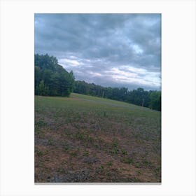 Empty Field Canvas Print