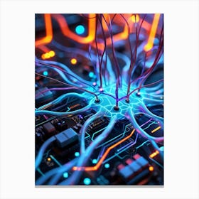 Neural Network 22 Canvas Print