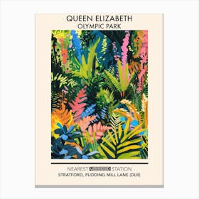 Queen Elizabeth Olympic Park London Parks Garden 2 Canvas Print