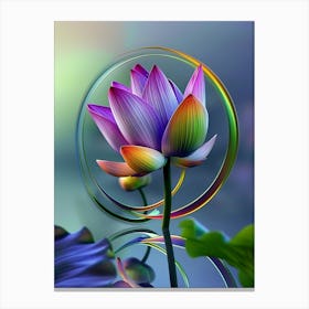 Lotus Flower 165 Canvas Print