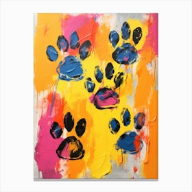 Paw Prints Canvas Print