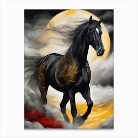 Chinese Horse Canvas Print