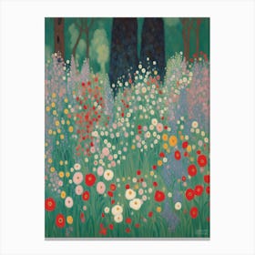 Garden Of Flowers Canvas Print