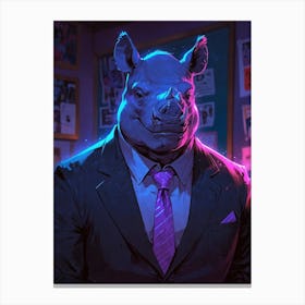 Rhinoceros Canvas Print