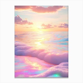 Beach Wallpaper Canvas Print