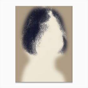 Portrait Of No Face Canvas Print