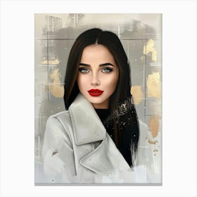 Portrait Of A Woman 198 Canvas Print