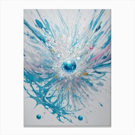 'Blue Sphere' Canvas Print