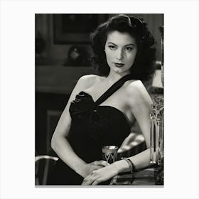 Actress Ava Gardner In A Scene From The Movie The Killers Stampe su tela