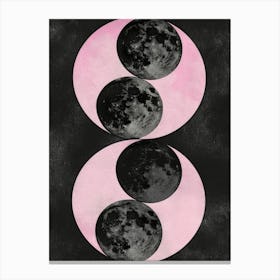 Pink Moon 5 Canvas Print