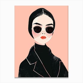 Asian Fashion Illustration Canvas Print