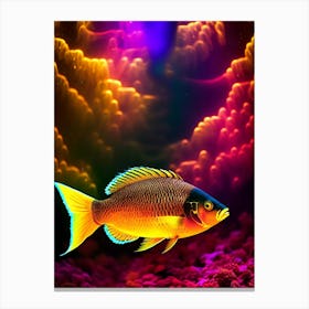 Fish In The Ocean Canvas Print