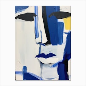 Abstract Of A Face Canvas Print