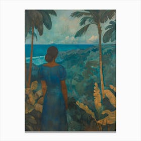 Hawaiian Woman Canvas Print