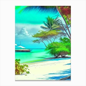 Pemba Island Tanzania Soft Colours Tropical Destination Canvas Print