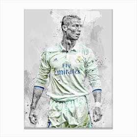 Cristiano Ronaldo 3 Canvas Print