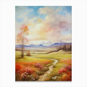 Landscape Painting 2 Canvas Print