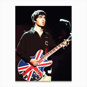 rockstar Noel Gallagher oasis music band 2 Canvas Print