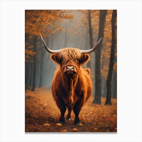 Highland Cow 24 Canvas Print
