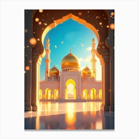 Islamic Mosque 4 Canvas Print