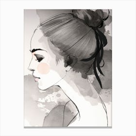 Portrait Of A Girl Canvas Print