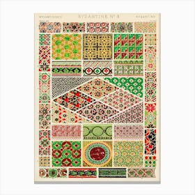 Vintage Pattern Illustration, Owen Jones          Canvas Print