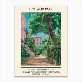 Holland Park London Parks Garden 1 Canvas Print
