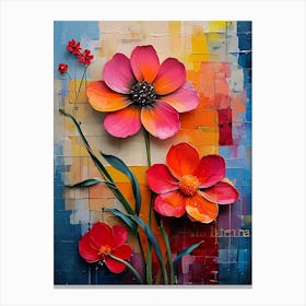 Flower Painting Canvas Print