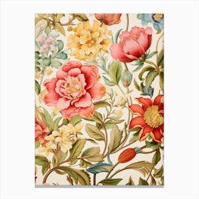 Floral Wallpaper 102 Canvas Print