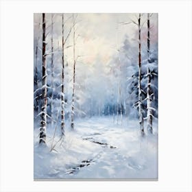 Winter Path Canvas Print