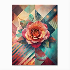 Abstract Rose Canvas Print